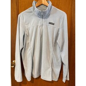 Columbia‎ fleece women XXL quarter zip gray